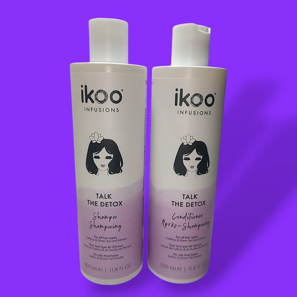 ikoo Talk The Detox Clarifying Shampoo and Conditioner Set Duo 11.8 fl oz Each